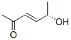 3-Hexen-2-one, 5-hydroxy-, (3E,5S)- (9CI) Structure