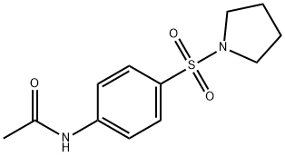 N-[4-(pyrrolidin-1-ylsulfonyl)phenyl]acetamide Structure