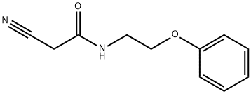 Acetamide, 2-cyano-N-(2-phenoxyethyl)- Struktur