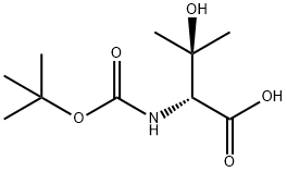 N-BOC-3-羟基-D-缬氨酸, 288159-40-0, 结构式