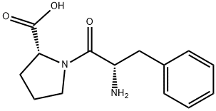 1-(L-フェニルアラニル)-D-プロリン 化学構造式