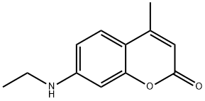 7-(乙基氨基)-4-甲基香豆素, 28821-18-3, 结构式