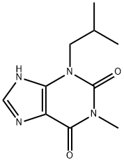 3-ISOBUTYL-1-METHYLXANTHINE Structure