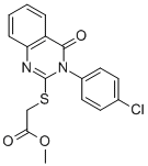28831-26-7 2-((3-(4-氯苯基)-4-氧代-3,4-二氢喹唑啉-2-基)硫代)乙酸甲酯
