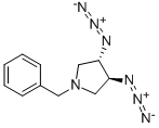 (3S,4S)-3,4-DIAZIDO-1-(PHENYLMETHYL)PYRROLIDINE Structure