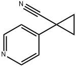 Cyclopropanecarbonitrile, 1-(4-pyridinyl)- (9CI) Structure