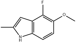2-甲基-4-氟-5-甲氧基-1H-吲哚,288385-93-3,结构式