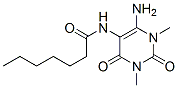 Heptanamide,  N-(6-amino-1,2,3,4-tetrahydro-1,3-dimethyl-2,4-dioxo-5-pyrimidinyl)- 结构式