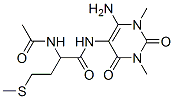 288391-10-6 Butanamide,  2-(acetylamino)-N-(6-amino-1,2,3,4-tetrahydro-1,3-dimethyl-2,4-dioxo-5-pyrimidinyl)-4-(methylthio)-