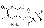 Propanamide,  N-(6-amino-1,2,3,4-tetrahydro-1,3-dimethyl-2,4-dioxo-5-pyrimidinyl)-2,2,3,3,3-pentafluoro-|