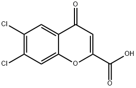 6,7-DICHLOROCHROMONE-2-CARBOXYLIC ACID,288399-54-2,结构式