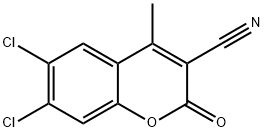 3-CYANO-6,7-DICHLORO-4-METHYLCOUMARIN Structure