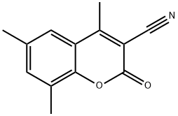 3-CYANO-4,6,8-TRIMETHYLCOUMARIN Structure