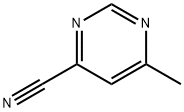 4-Pyrimidinecarbonitrile, 6-methyl- (8CI,9CI) Struktur