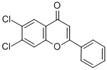 6,7-DICHLOROFLAVONE 结构式