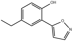 4-ETHYL-2-(ISOXAZOL-5-YL)페놀