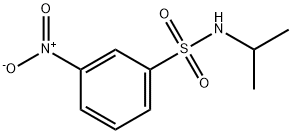 N-异丙基-3-硝基苯磺酰胺, 28860-10-8, 结构式