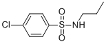 4-クロロ-N-プロピルベンゼンスルホンアミド 化学構造式