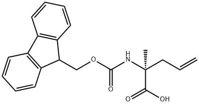 (S) -N-Fmoc-2- (2'-пропиленил) аланин структура