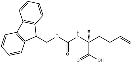 (S)-N-Fmoc-2-(3'-butenyl)alanine Structure