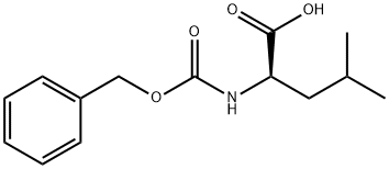 N-カルボベンゾキシ-D-ロイシン 化学構造式