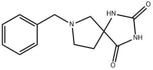 7-BENZYL-1,3,7-TRIAZASPIRO[4.4]NONANE-2,4-DIONE 结构式