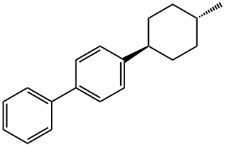 反式-4-(4-甲基环己基)联苯, 28864-96-2, 结构式