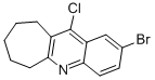 2-BROMO-11-CHLORO-7,8,9,10-TETRAHYDRO-6H-CYCLOHEPTA[B]QUINOLINE 化学構造式