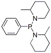 Bis(2-methylpiperidino)phenylphosphine Structure