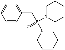 ベンジルジピペリジノホスフィンオキシド 化学構造式