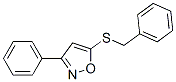 3-Phenyl-5-(benzylthio)isoxazole Structure