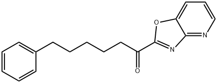 1-OXAZOLO[4,5-B]PYRIDIN-2-YL-6-PHENYLHEXAN-1-ONE Structure