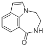 3,4-Dihydropyrrolo(3,2,1-jk)(1,4)benzodiazepin-1(2H)-one,28889-33-0,结构式