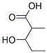 3-羟基-2-甲基戊酸, 28892-73-1, 结构式