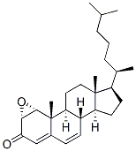 1alpha,2alpha-epoxycholesta-4,6-dien-3-one ,28893-44-9,结构式