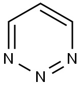 1,2,3-トリアジン 化学構造式