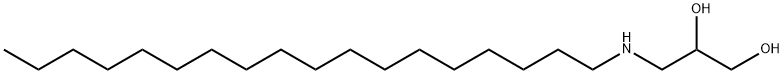 3-(octadecylamino)propane-1,2-diol Struktur