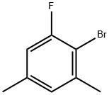 2-BroMo-1-fluoro-3,5-diMethylbenzene 化学構造式