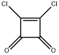 3,4-DICHLOROCYCLOBUT-3-ENE-1,2-DIONE Struktur