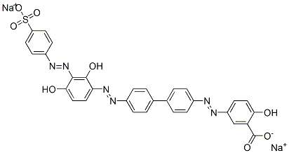 2893-80-3 disodium 5-[[4'-[[2,4-dihydroxy-3-[(4-sulphonatophenyl)azo]phenyl]azo][1,1'-biphenyl]-4-yl]azo]salicylate