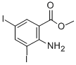 METHYL 2-AMINO-3,5-DIIODOBENZOATE 化学構造式