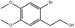 2-(2-broMo-4,5-diMethoxyphenyl)ethyl alcohol 化学構造式