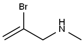 2-Bromo-N-methyl-2-propen-1-amine Struktur