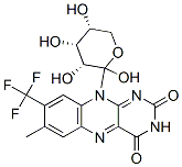 7-methyl-8-trifluoromethyl-10-(1'-D-ribityl)isoalloxazine|
