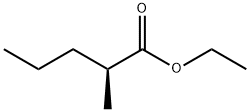 ETHYL 2-METHYLPENTANOATE 化学構造式