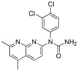 Urea, N-(3,4-dichlorophenyl)-N-(5,7-dimethyl-1,8-naphthyridin-2-yl)- (9CI) Struktur