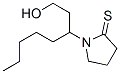 2-Pyrrolidinethione,  1-[1-(2-hydroxyethyl)hexyl]- Structure