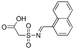 [[(naphthylmethylene)amino]sulphonyl]acetic acid|