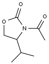 2-Oxazolidinone, 3-acetyl-4-(1-methylethyl)- (9CI) Struktur