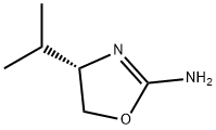 2-Oxazolamine,4,5-dihydro-4-(1-methylethyl)-,(4S)-(9CI) Struktur